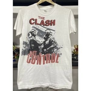 1984s The Clash Out Of Control Punk Rock Band T-shirt
